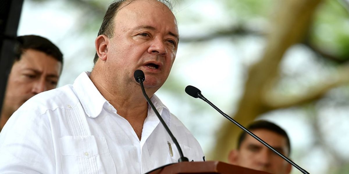 En la Quinta de San Pedro Alejandrino de Santa Marta, el ministro de Defensa, Luis Carlos Villegas, presidió la Audiencia pública de Rendición de Cuentas, en la que presentó los principales logros y retos del Sector Defensa.  