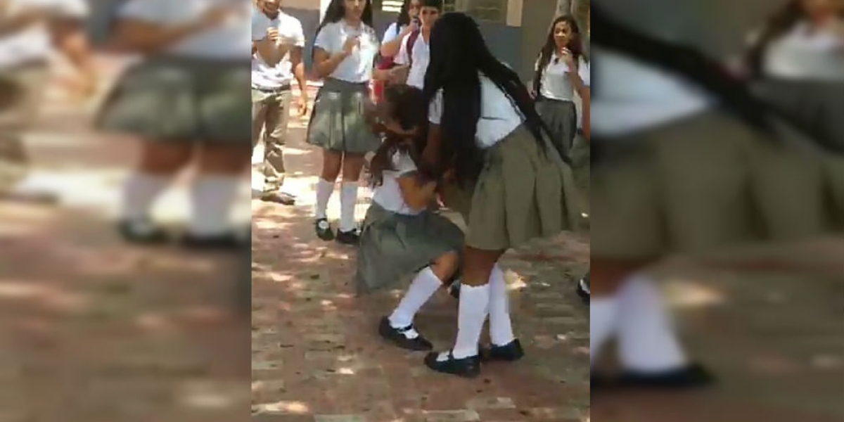 La riña de las dos jóvenes se volvió viral en las redes sociales, a nivel local.