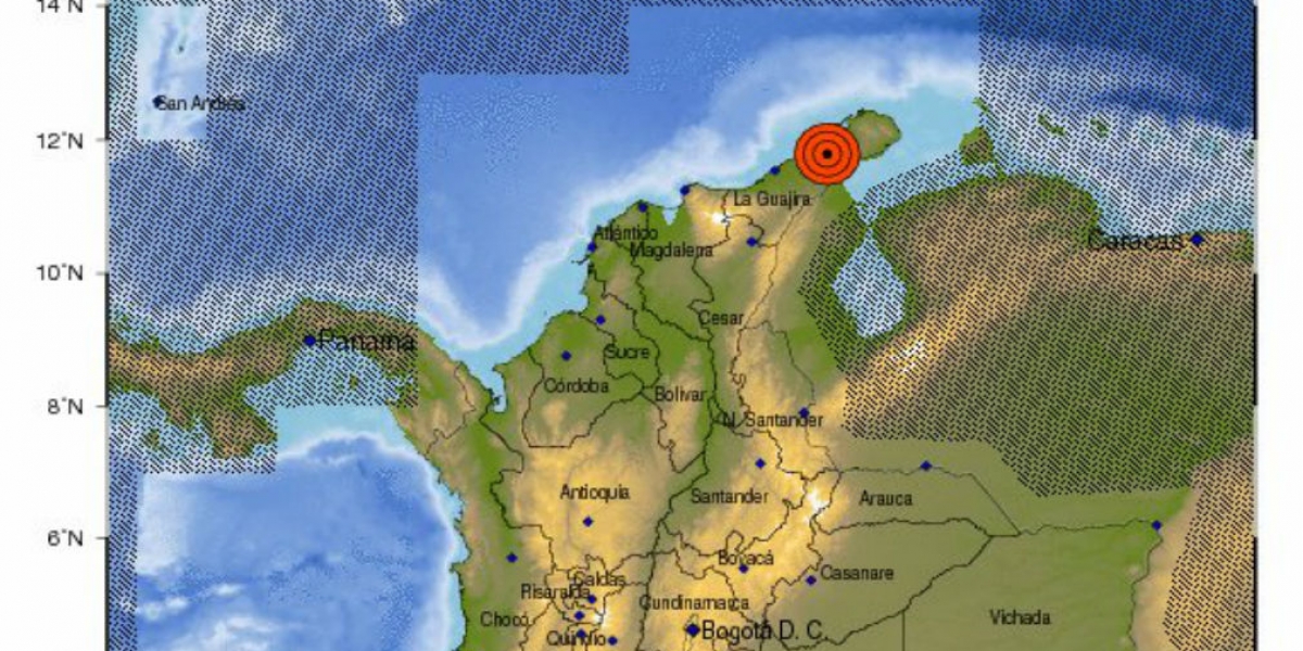 Epicentro del sismo