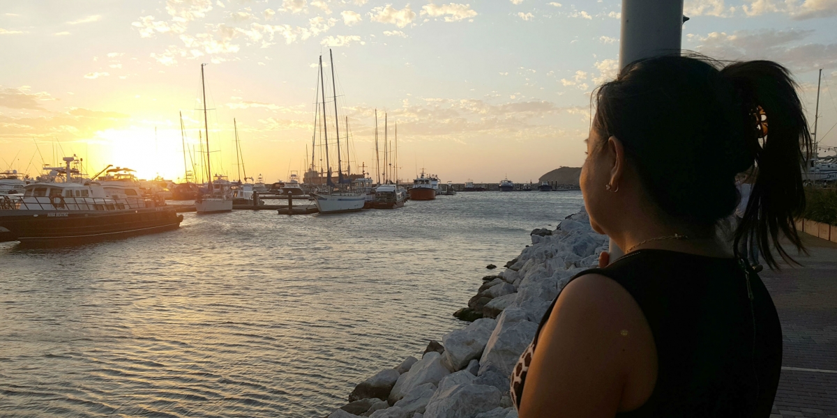 Foto: Unidad para las Víctimas – Territorial Magdalena. Claudia Nieto, ama Santa Marta y sueña con tener un negocio frente al mar.