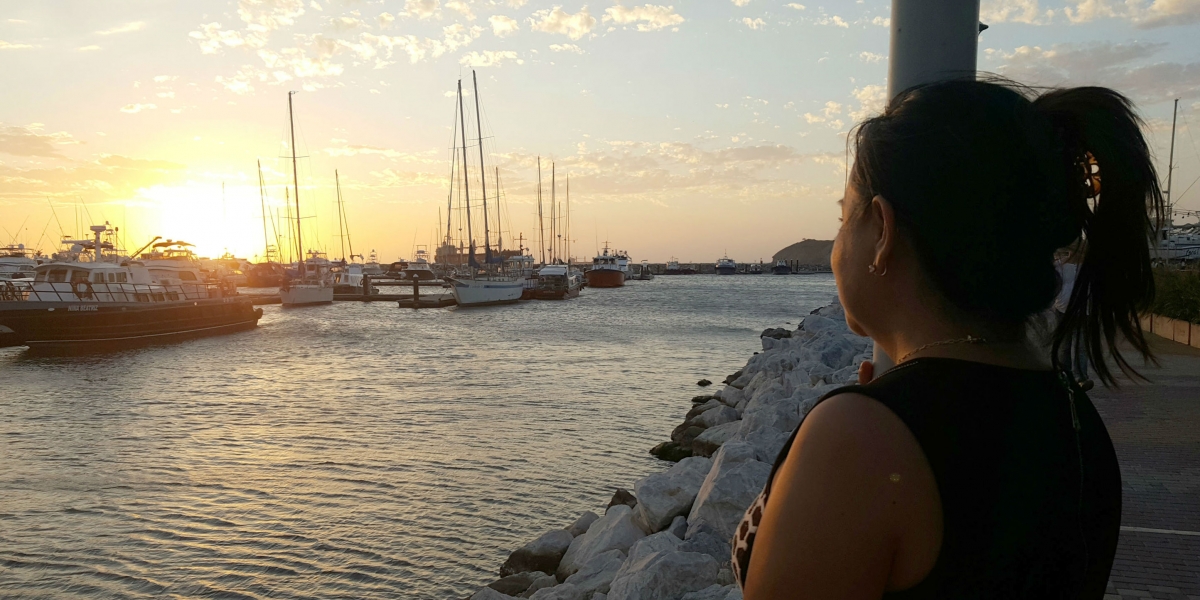 Claudia Nieto, ama Santa Marta y sueña con tener un negocio frente al mar. 