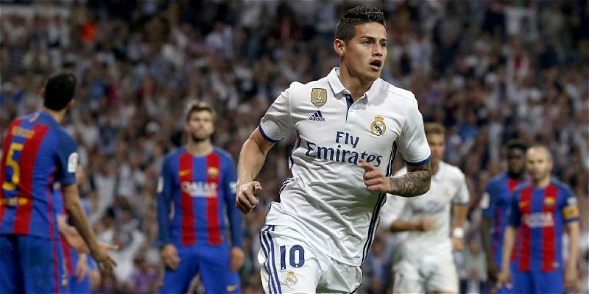 James Rodríguez jugó tres temporadas en el Real Madrid.