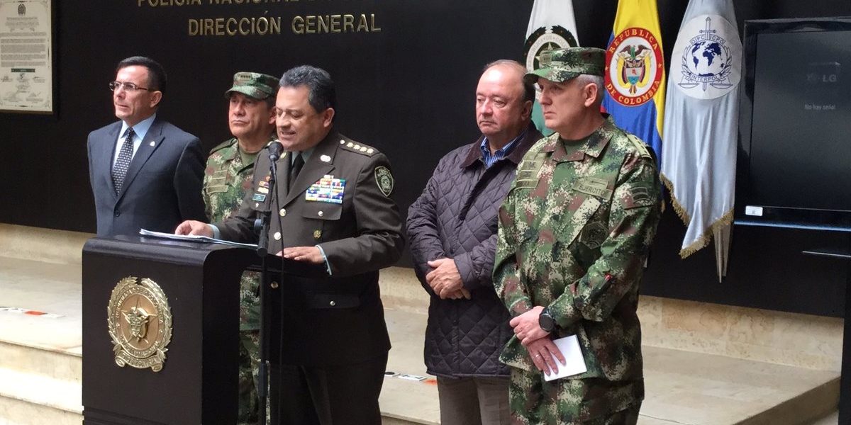 En rueda de prensa se informó sobre el abatimiento del hermano de el 'Gavilán'.