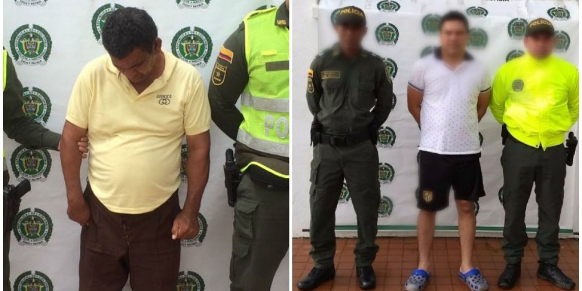 Policía Magdalena Estos fueron los dos hombres capturados por presunto abuso sexual de una mujer con discapacidad.