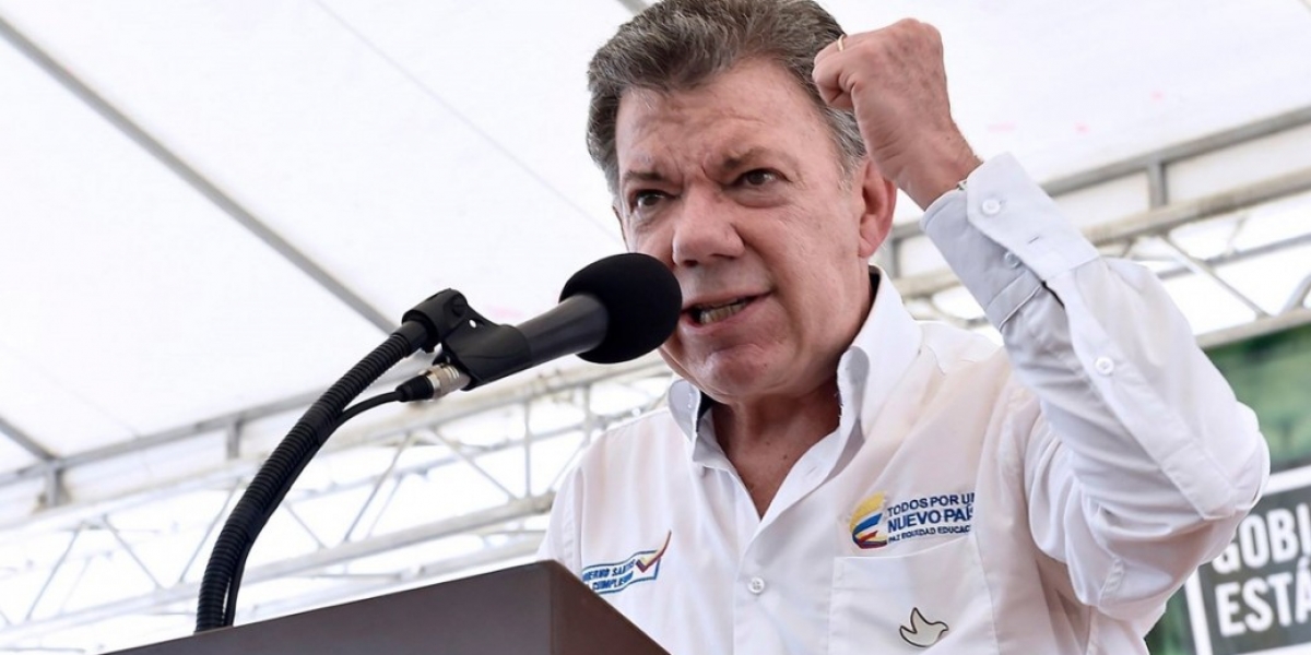 Presidente de Colombia, Juan Manuel Santos.