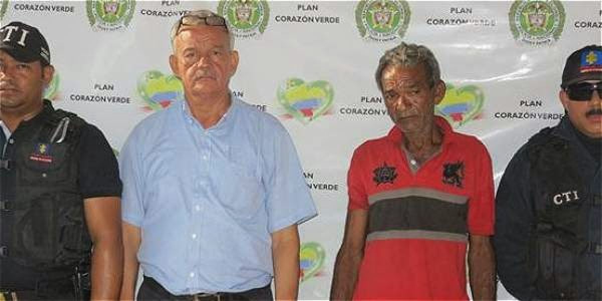 El conductor Jaime Gutiérrez Ospino y el líder espiritual Manuel Salvador Ibarra presos en Barranquilla.