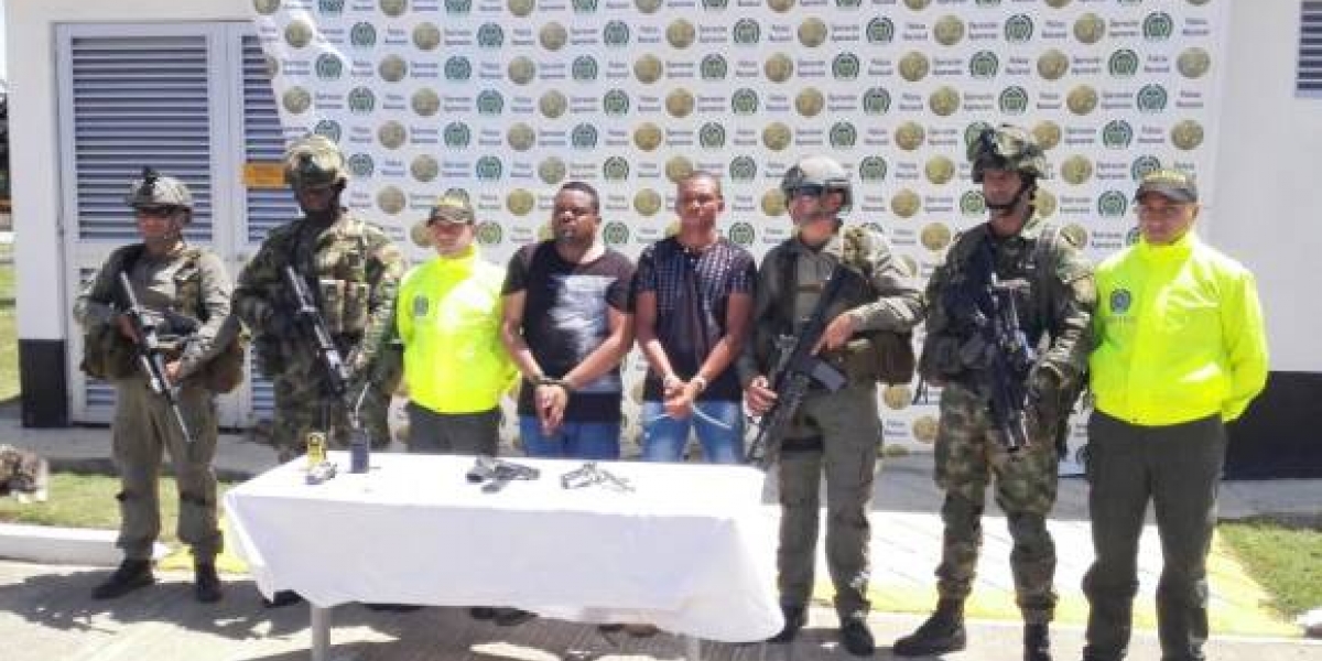 Policía. El operativo para capturar a Dayron Plata Julio, alias “Balotelli” fue liderado por la Dijín de la Policía.