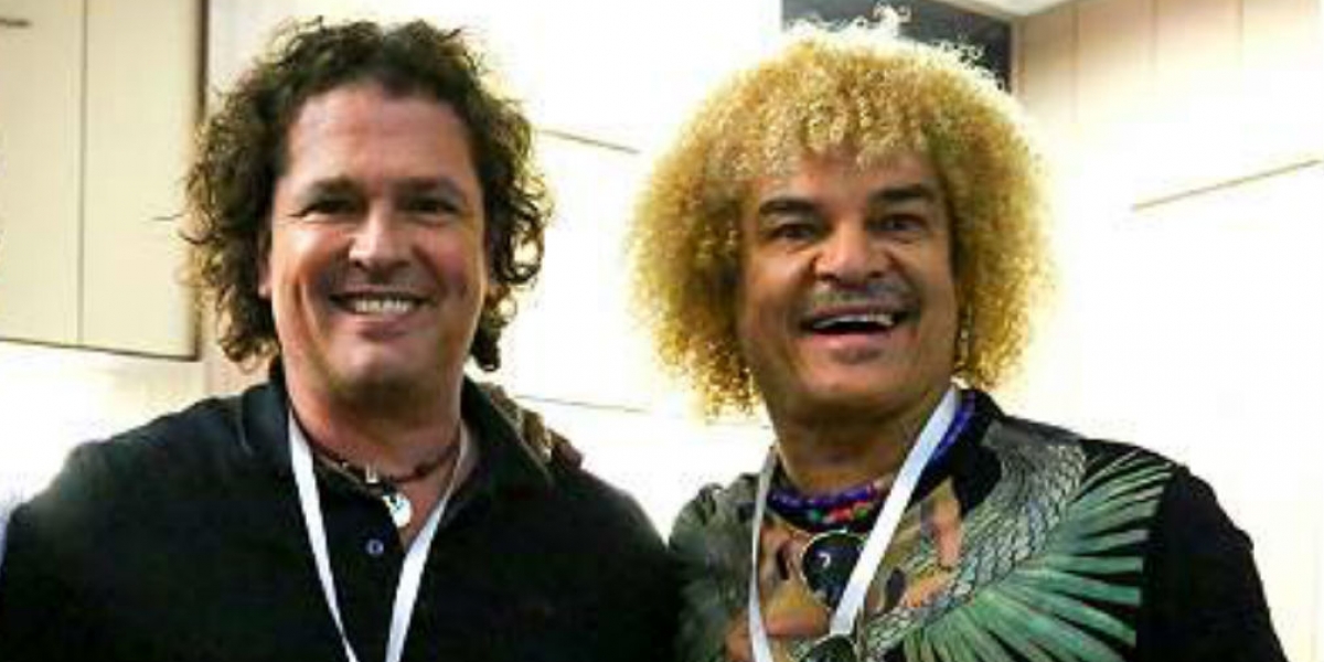 Carlos Vives y Carlos 'El Pibe' Valderrama.