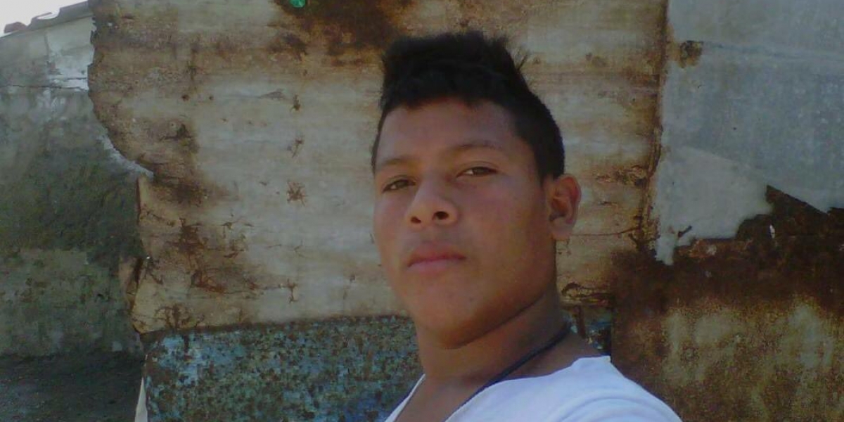 Damián Altahona, de 21 años, murió en enfrentamientos con la Policía.