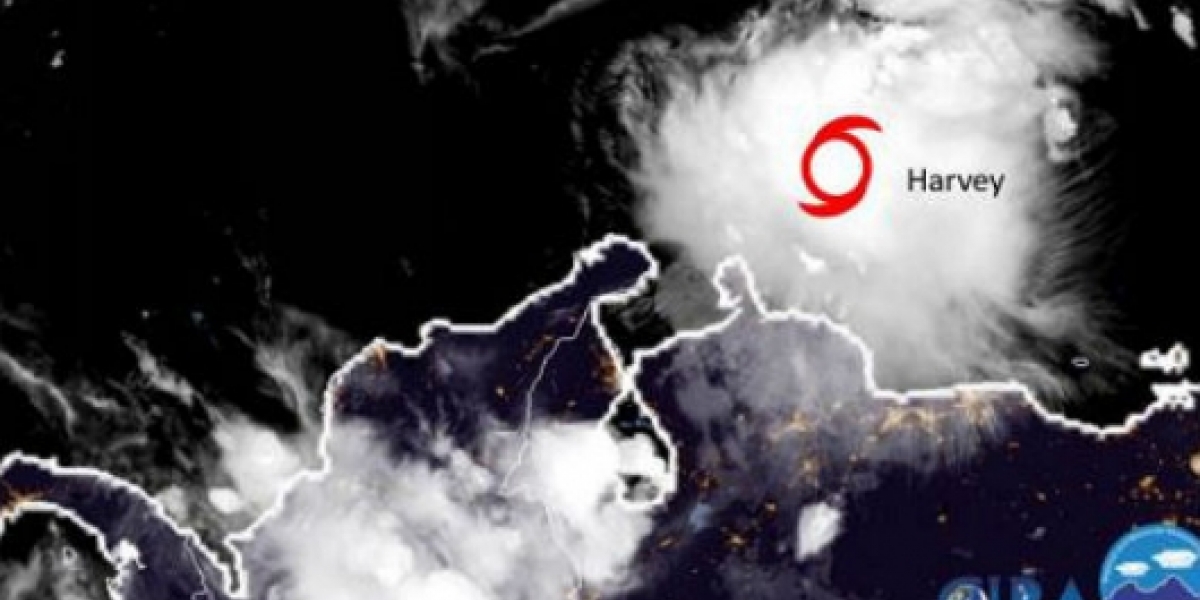 Se espera que el núcleo central de Harvey se posicione al norte de La Guajira hacia la 1:00 de la tarde este sábado.