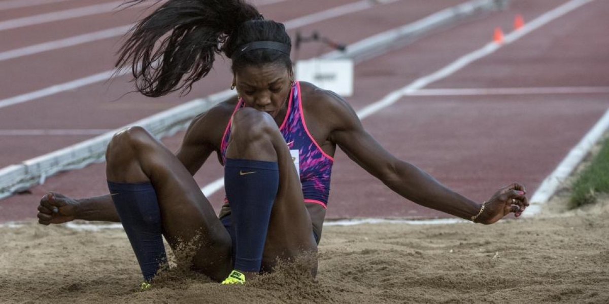 Caterine Ibargüen, atleta colombiana.