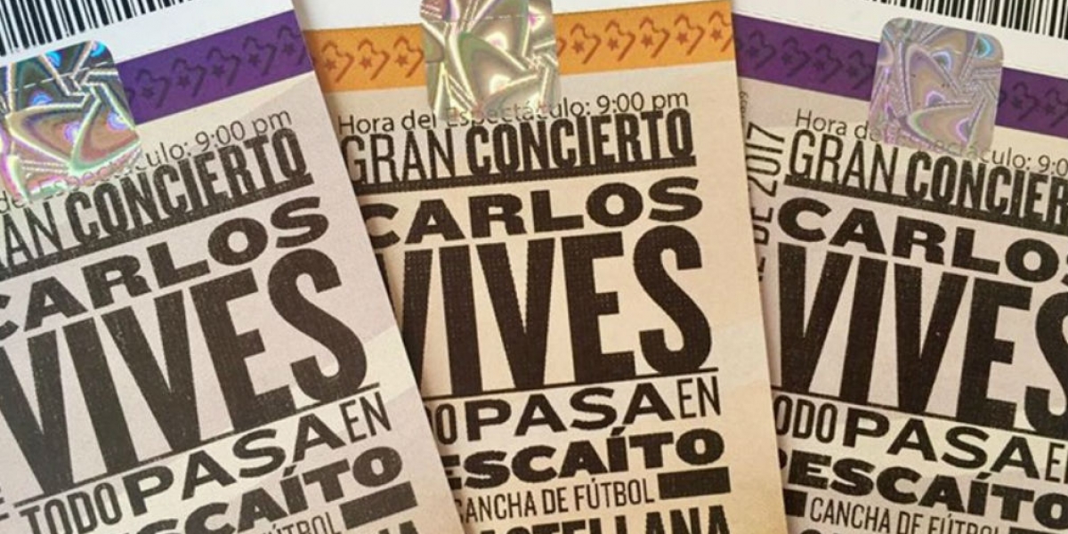 7 mil boletas gratis fueron entregadas para los asistentes al concierto.