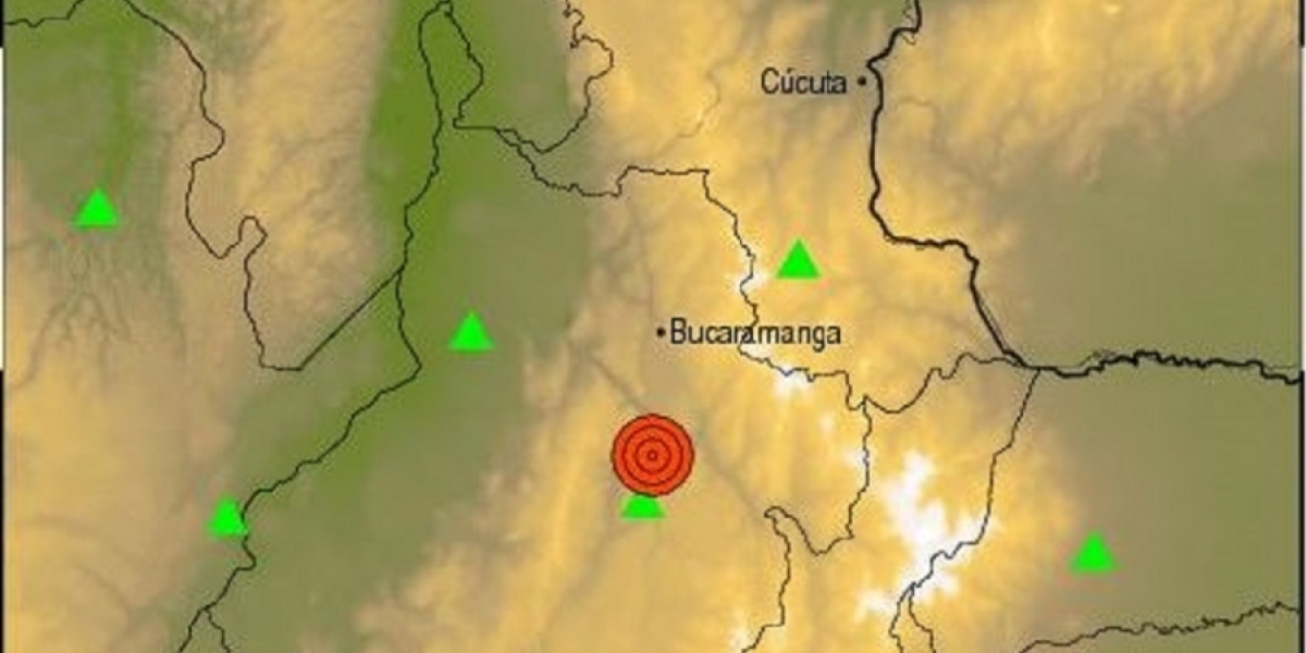 Detalles del epicentro del temblor