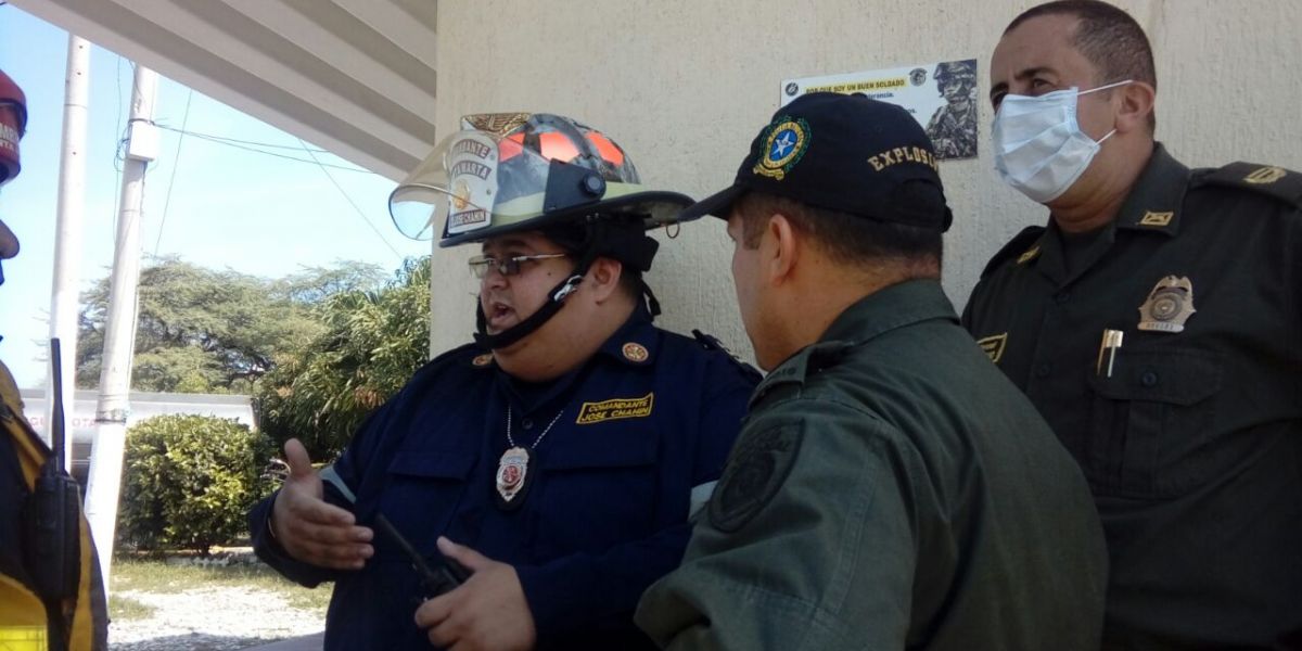 Ricardo Chaín, Comandante Operativo del Cuerpo de Bomberos de Santa Marta.