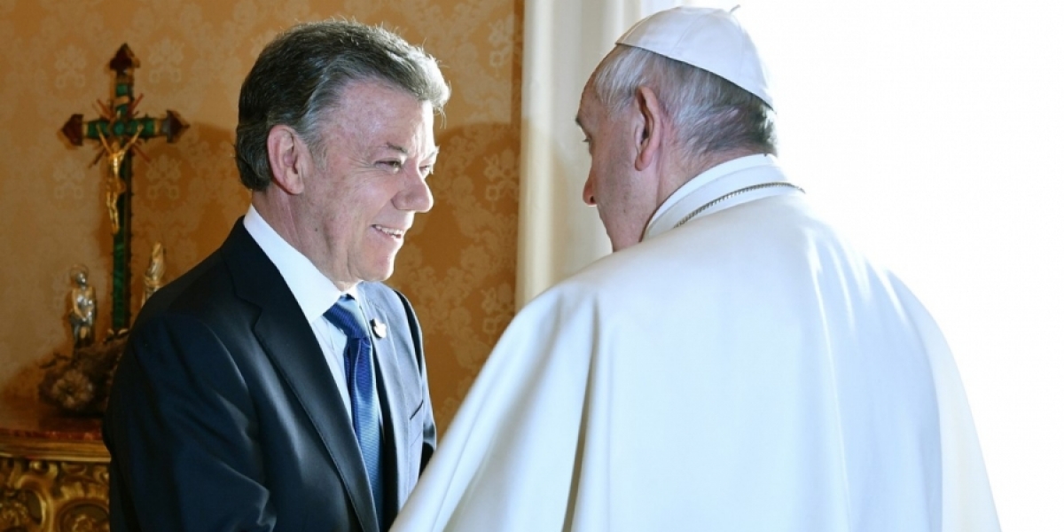 Presidente Santos y Papa Francisco