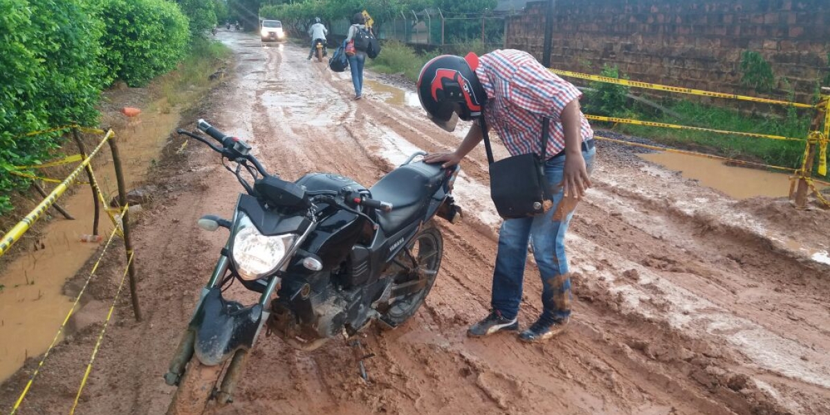 La lluvia ha dejado las vías de Guamal hacia otros corregimientos, e incluso hacia Mompox, en estado intransitable.