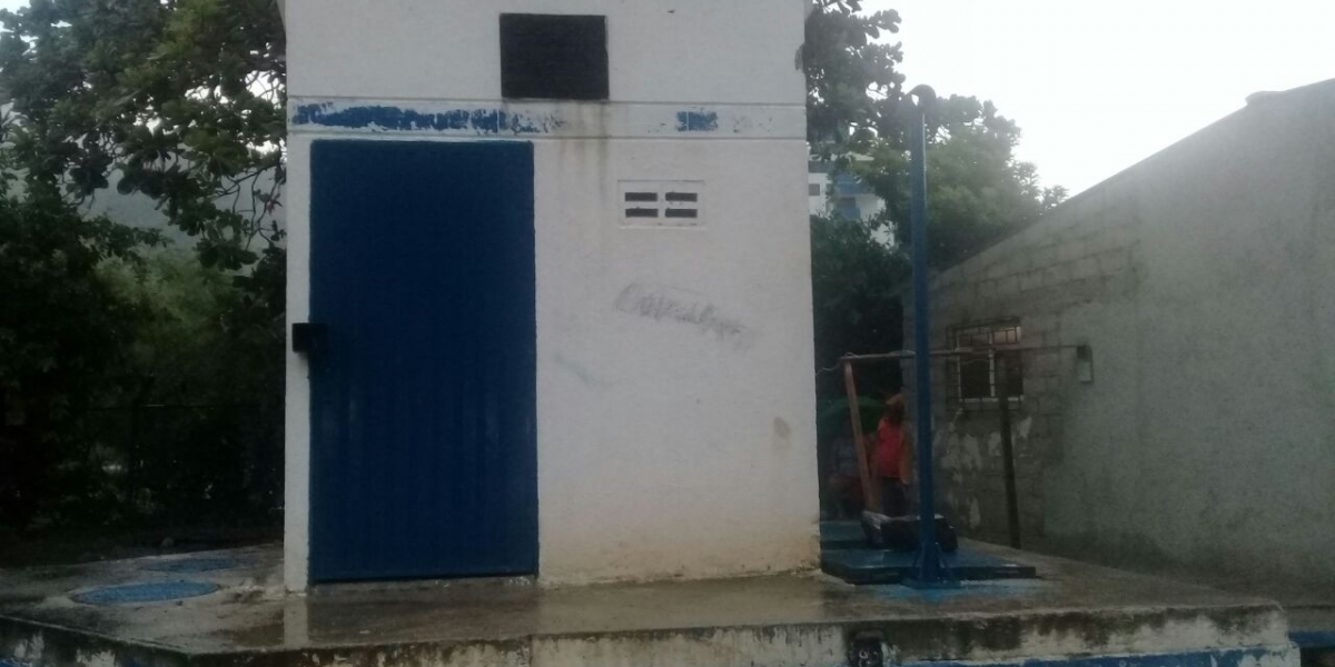 En el interior de esta estación se encontraba la planta eléctrica hurtada.