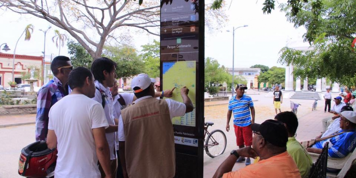 Señalización turística en Ciénaga