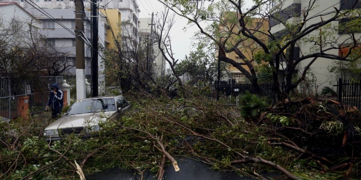 Huracán María en Puerto Rico.