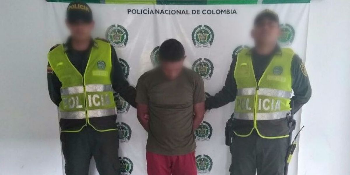Policía del Magdalena. El capturado fue presentado ante la autoridad solicitante para la iniciación de las audiencias.