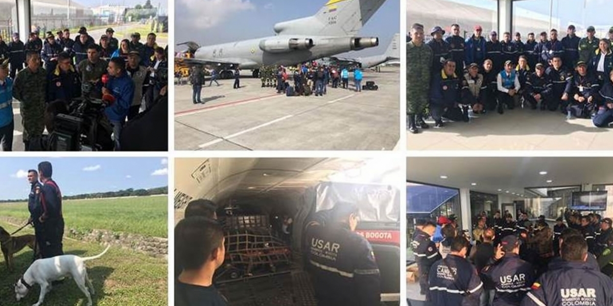 La misión se desplazará en un vuelo de la Fuerza Aérea Colombiana (FAC).