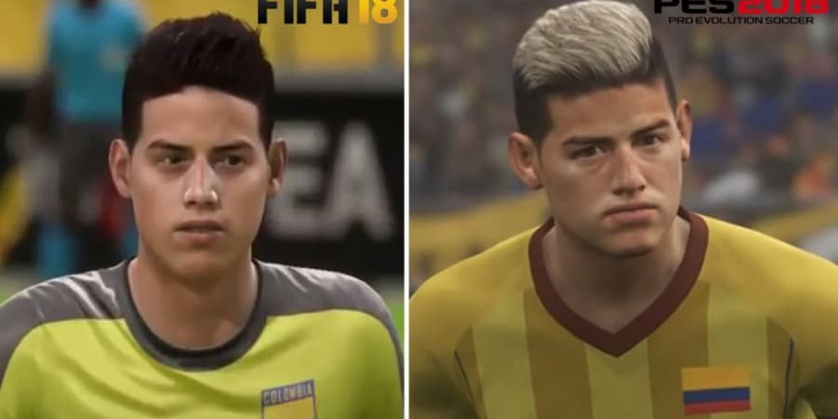 James Rodríguez en FIFA18 y PES 2018