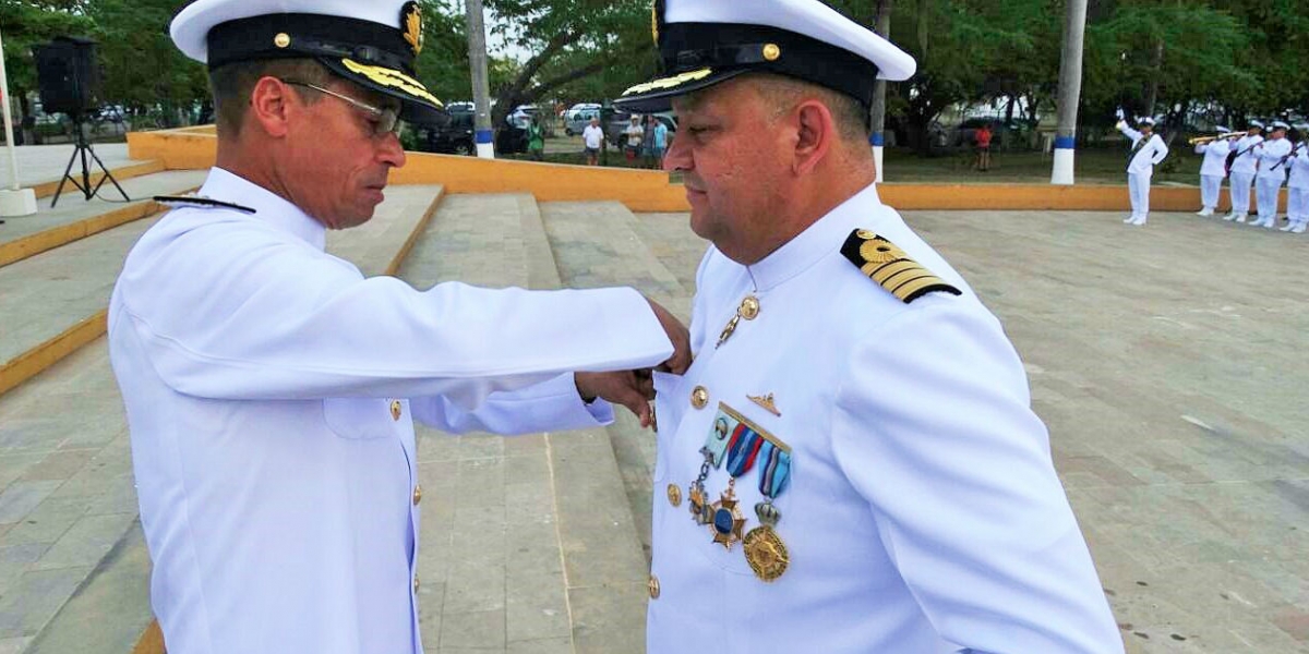 Fuerza Naval del Caribe. Es el Capitán de Navío, Carlos Rodríguez y ya fue presentando en ceremonia militar.