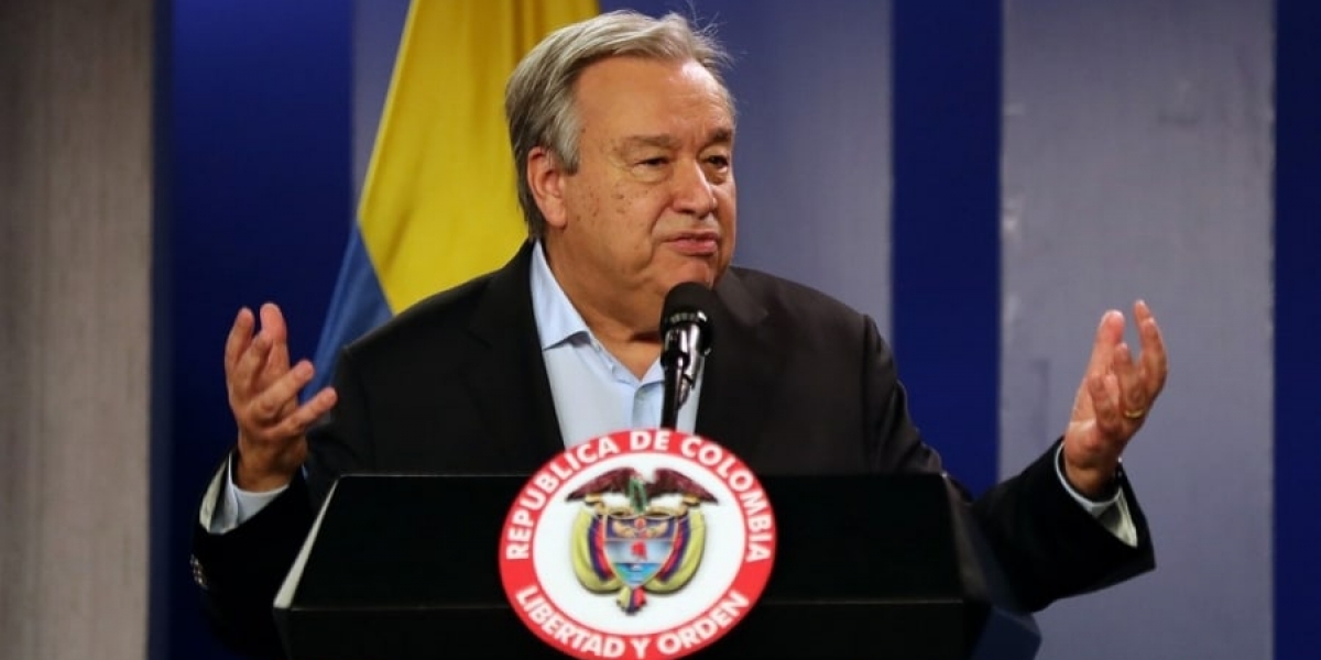 António Guterres, secretario General de la ONU.