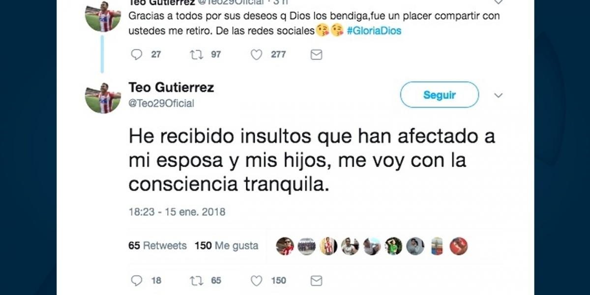 Teofilo Gutierrez Decidio Decirle Adios A Las Redes Sociales