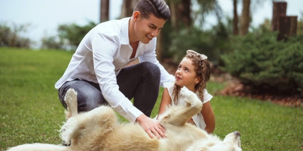 James y su hija Salomé. 