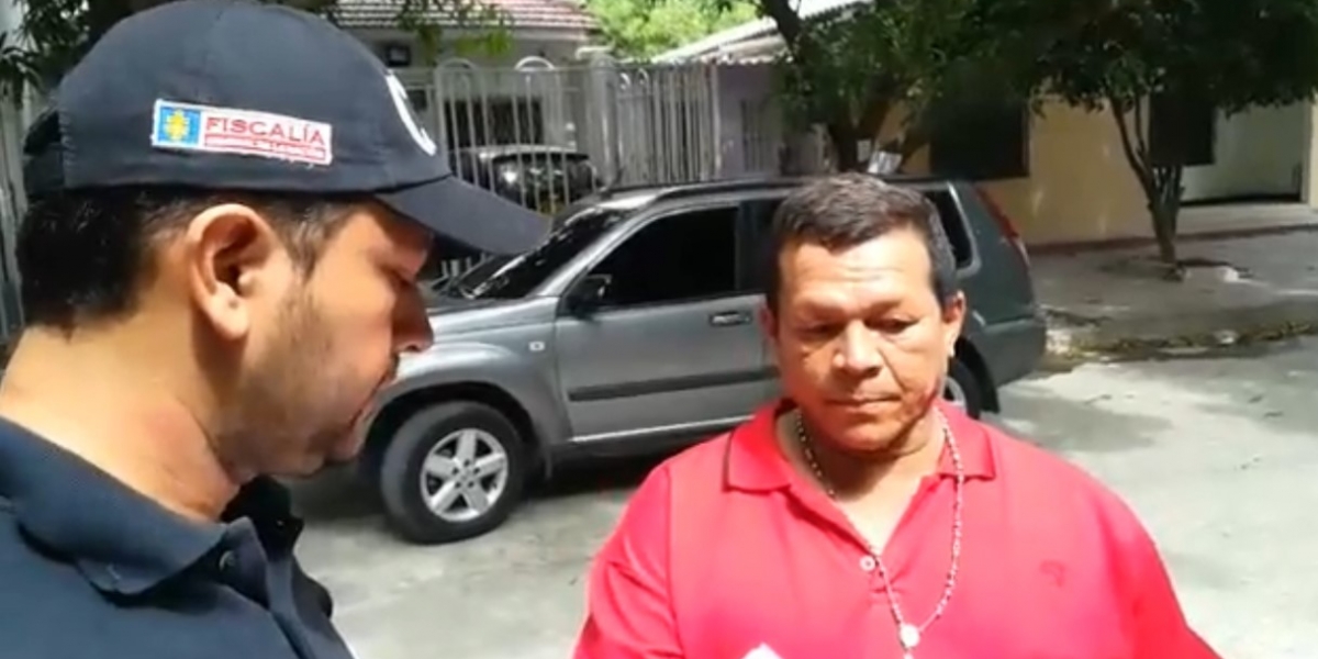El Heraldo. El supuesto brujo, Manuel Esteban Pinto Jinete momentos en que fue capturado.