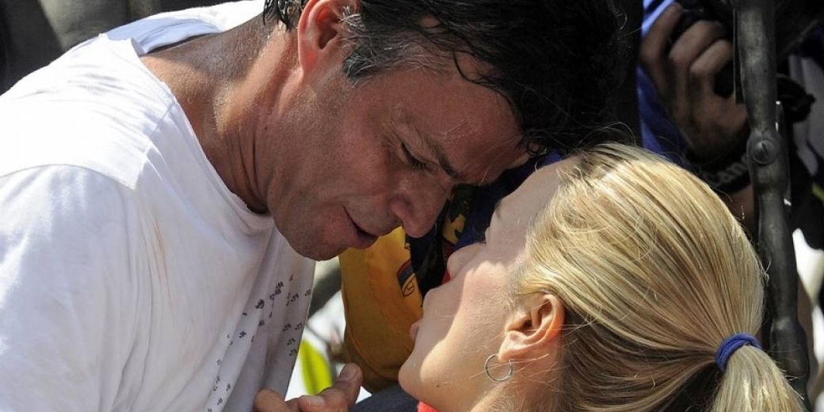 Leopoldo López y Lilian Tintori.