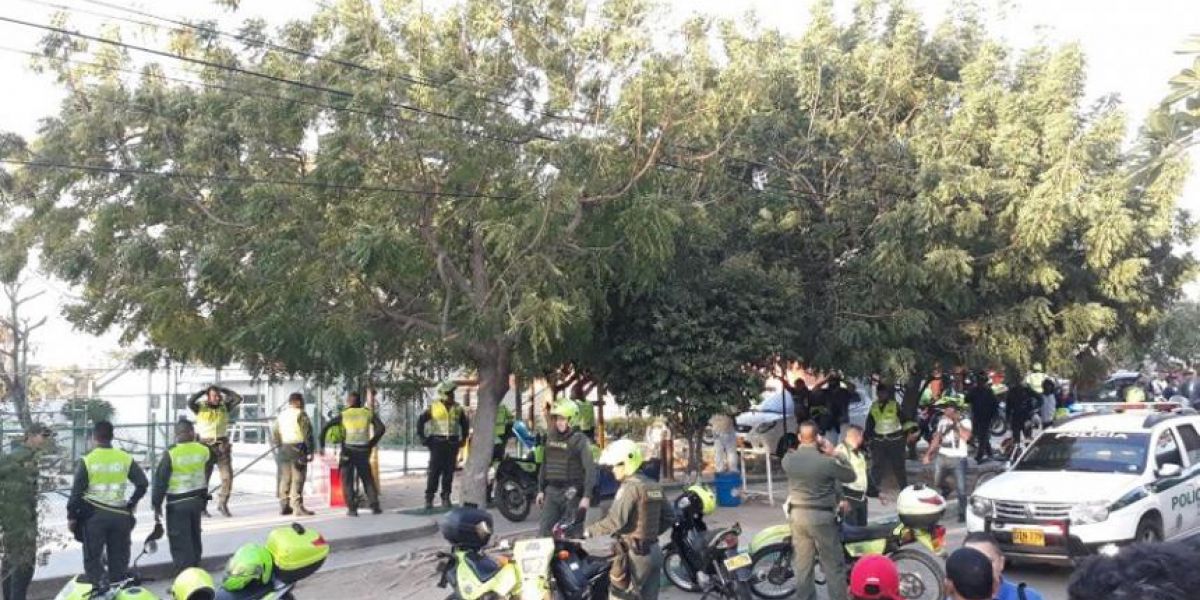 El Heraldo Lugar del atentado en Barranquilla.