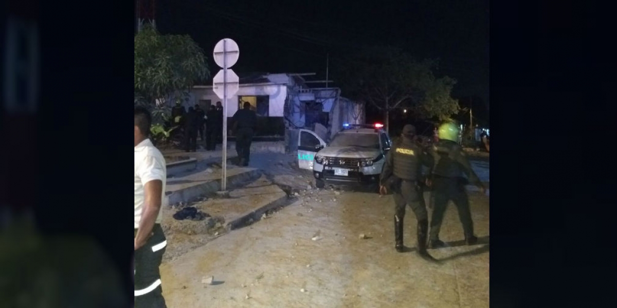 Explosión en estación de Soledad 2000.