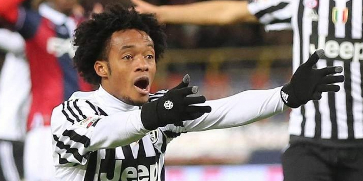  Juan Guillermo Cuadrado, jugador colombiano de la Juventus.