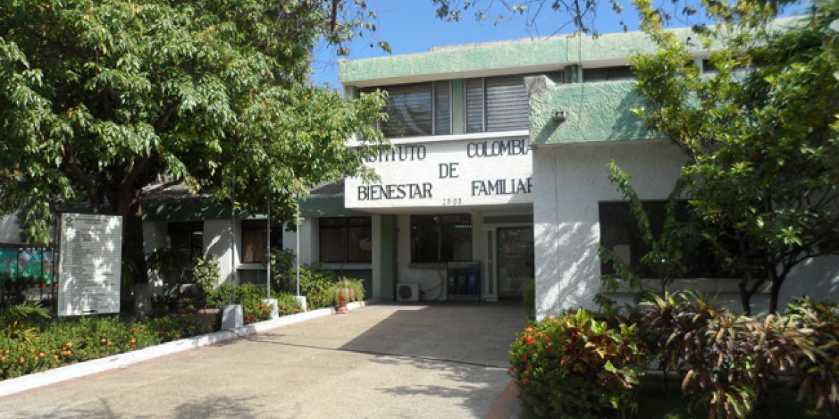 Fachada de la sede del ICBF Magdalena 