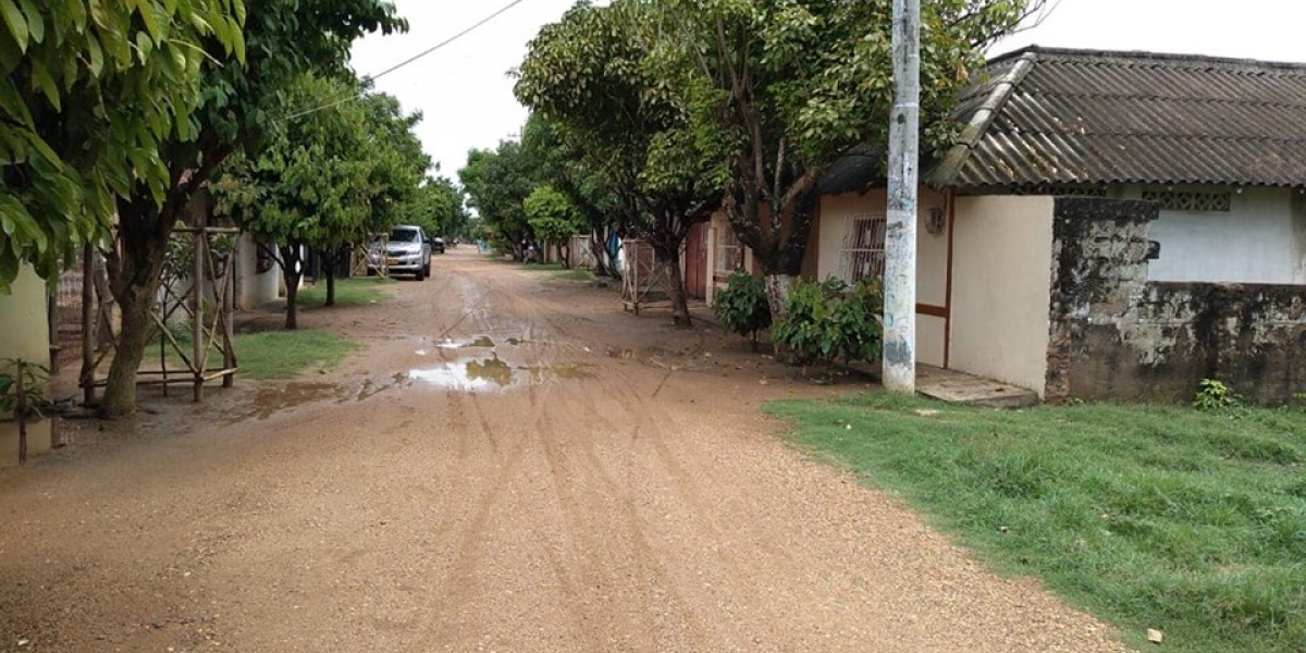 Cortesía Aspecto de la calle larga del municipio de Pijiño del Carmen.