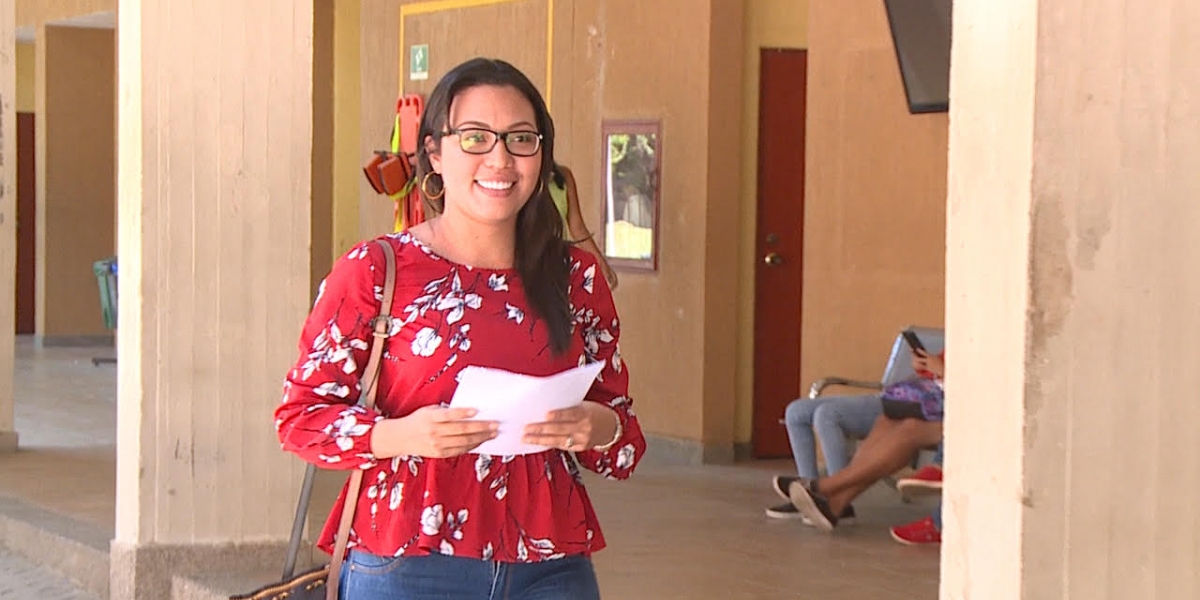 Liseth Peñalver Almanza, estudiante de la Universidad del Magdalena.