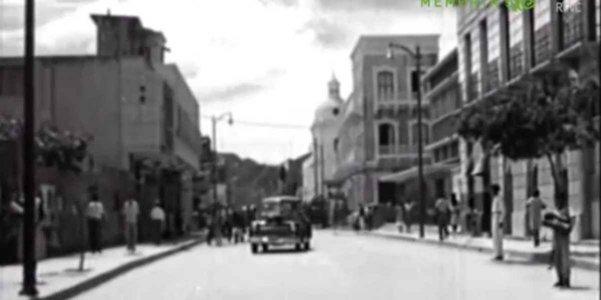 Así se veía la Avenida Campo Serrano, hace 60 años.