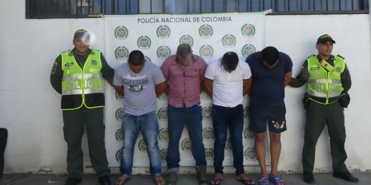 Policía Banda desarticulada por la Policía.