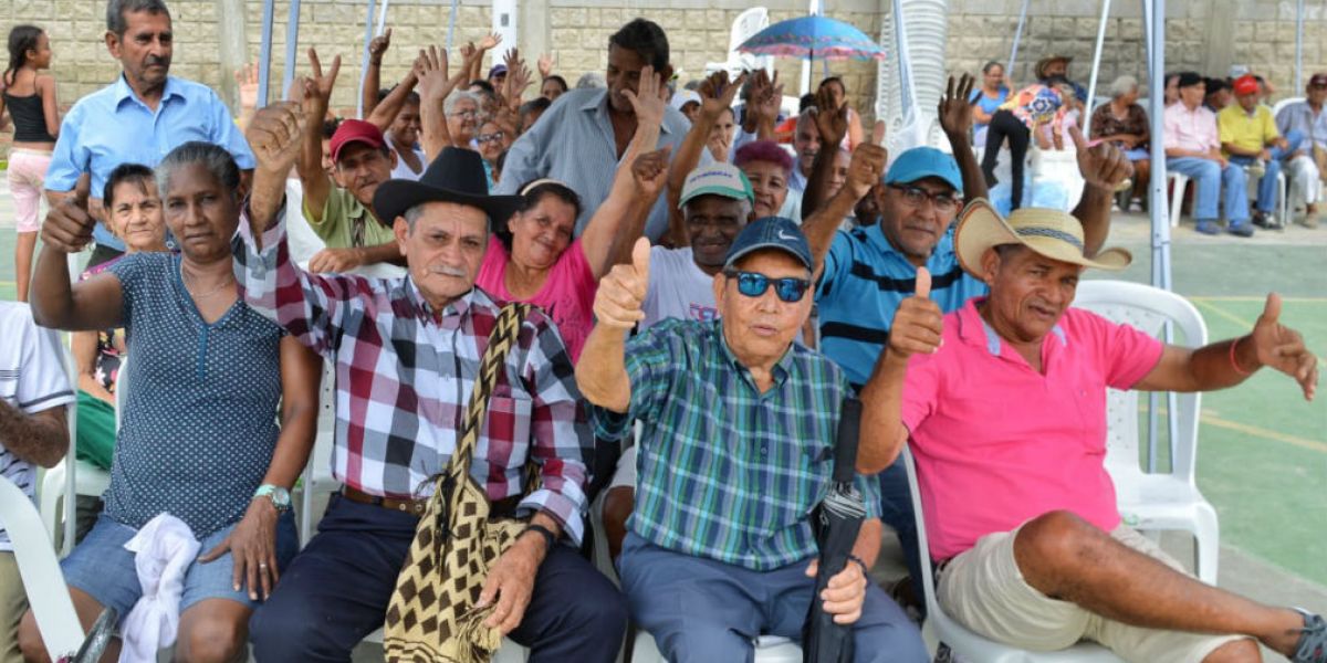 Alcaldía de Santa Marta Los ancianos disfrutaron de diferentes actividades.