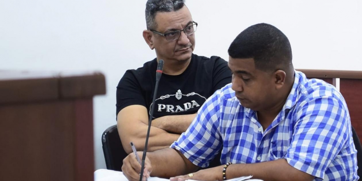 Zona Cero José Luis Aduén Uribe durante la audiencia.