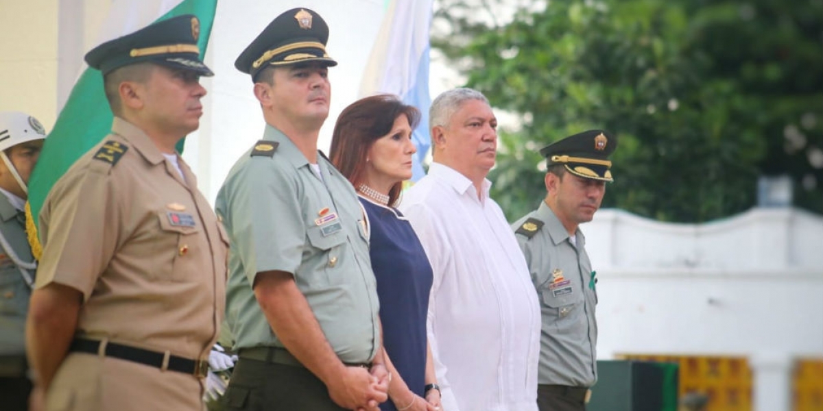 El acto se llevó a cabo en la Quinta de San Pedro Alejandrino.