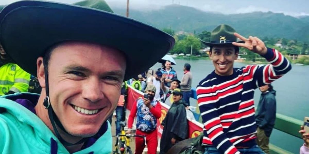 Froome y Egan Bernal.