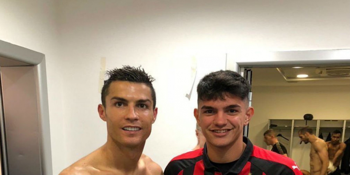 Cristiano Ronaldo y Raoul Bellanova