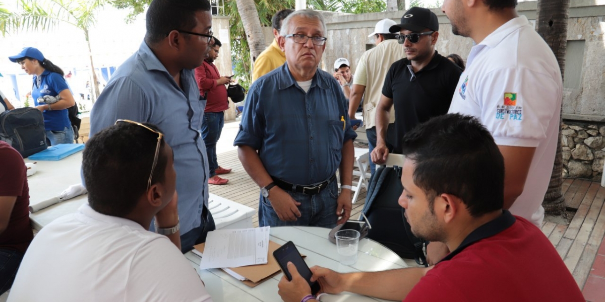 Alcaldía de Santa Marta El secretario de Gobierno, Adolfo Bula, lideró el operativo