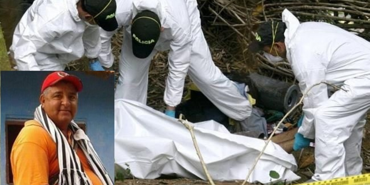 Otoniel Barreto Londoño, líder asesinado. 