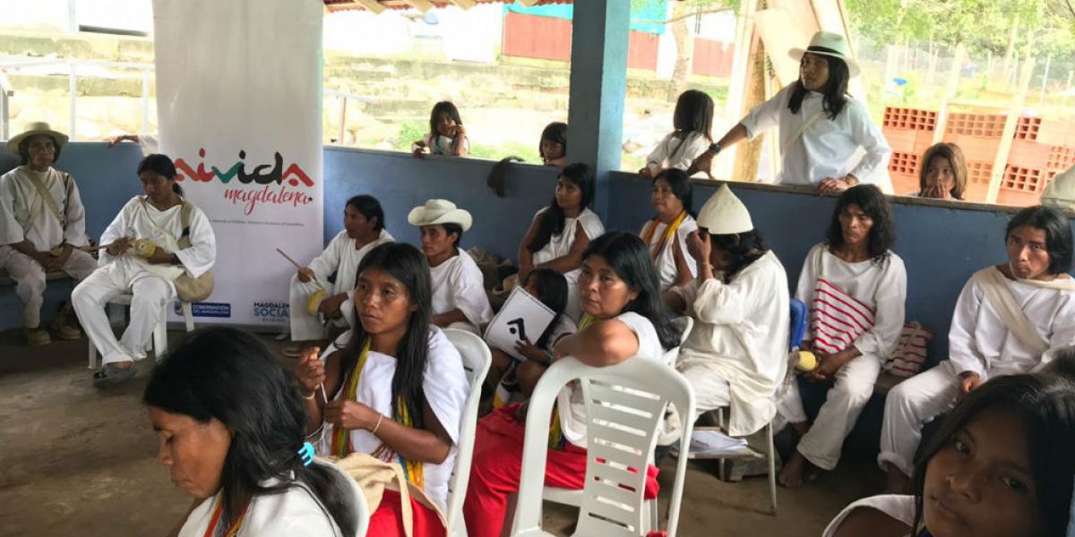 Gobernación del Magdalena La actividad se basó en resaltar las costumbres de los pueblos indígenas.