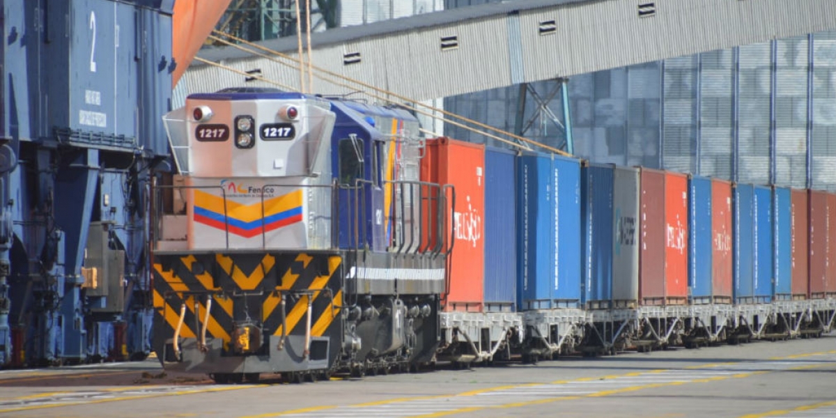 Tren cargado de café llegó al Puerto de Santa Marta, proveniente de La Dorada, Caldas.