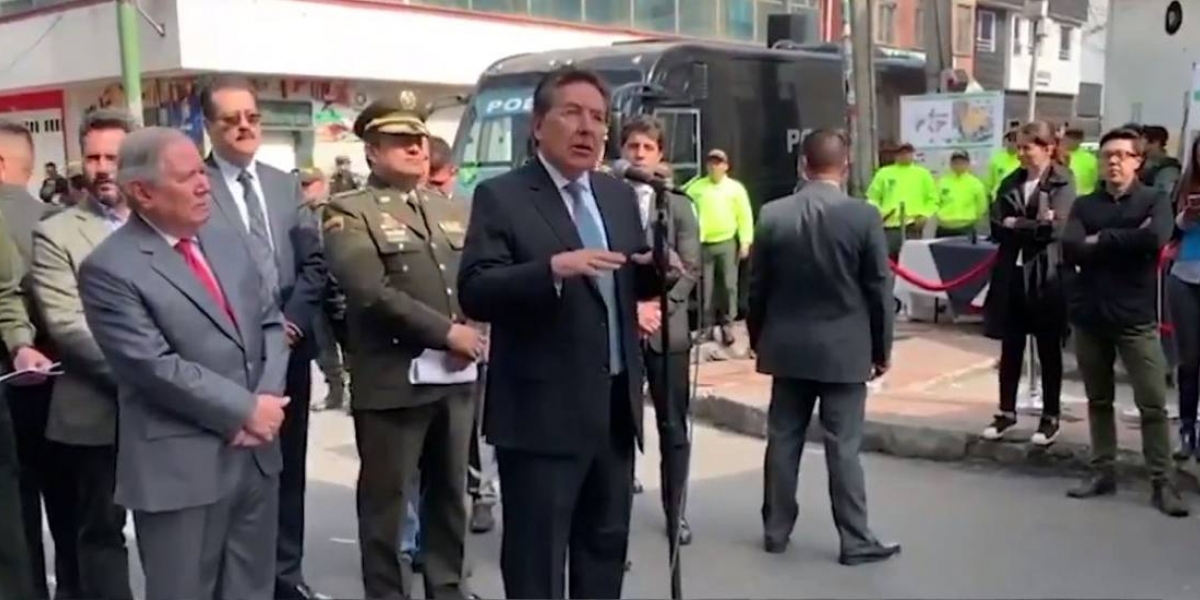 El fiscal general Néstor Humberto Martínez entregó detalles del operativo. 